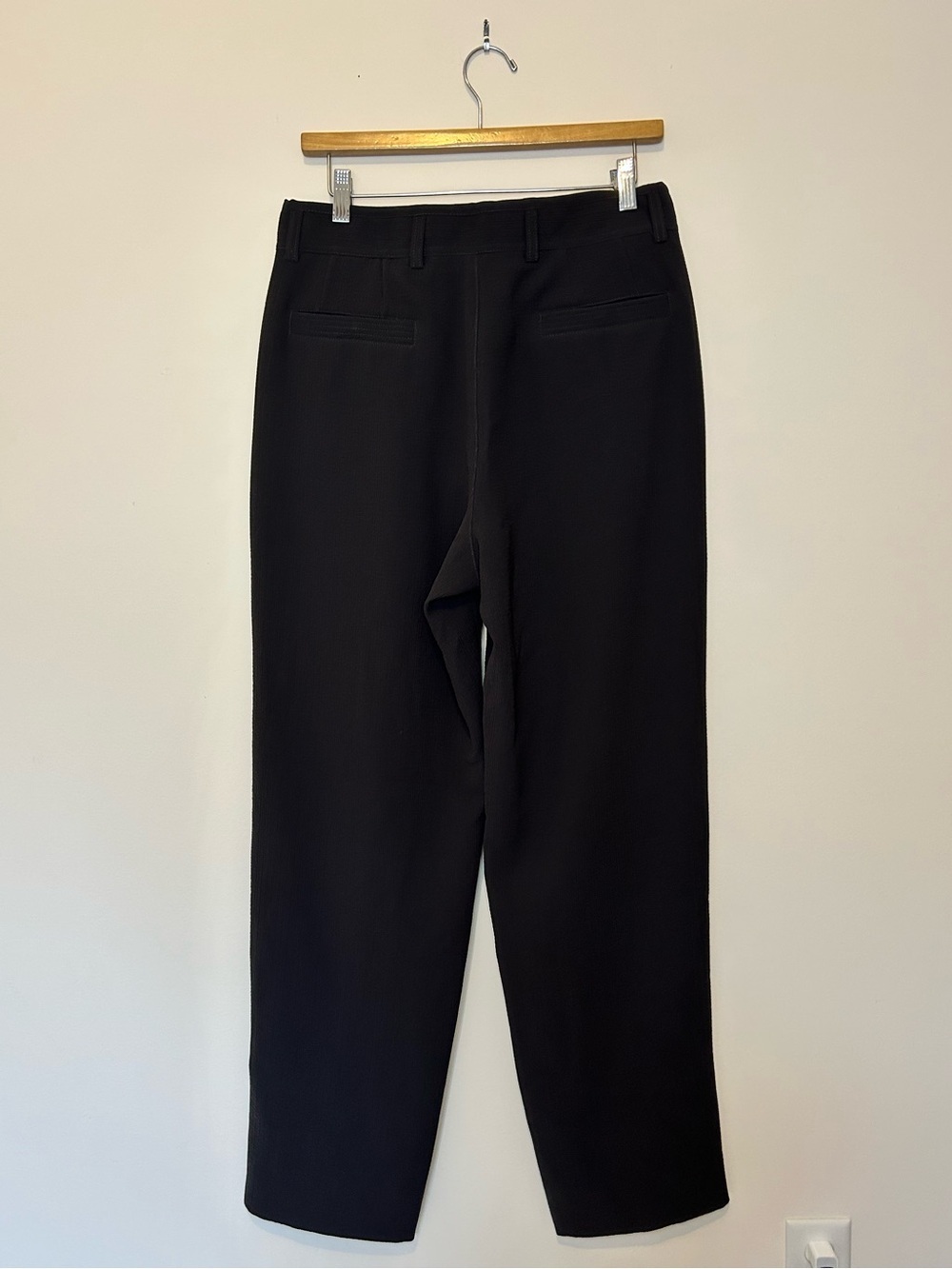 Giorgio Armani Tailored Textured Trousers Straight Leg Made in Italy Size IT 48 - Picture 6 of 8